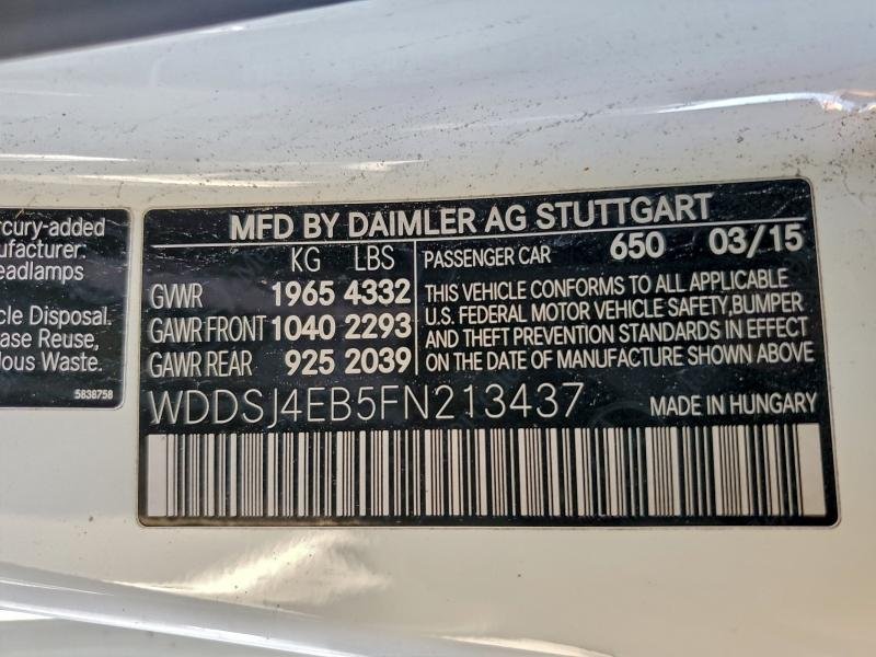 Parting Out- 2015 Mercedes-Benz CLA250 W117- 175