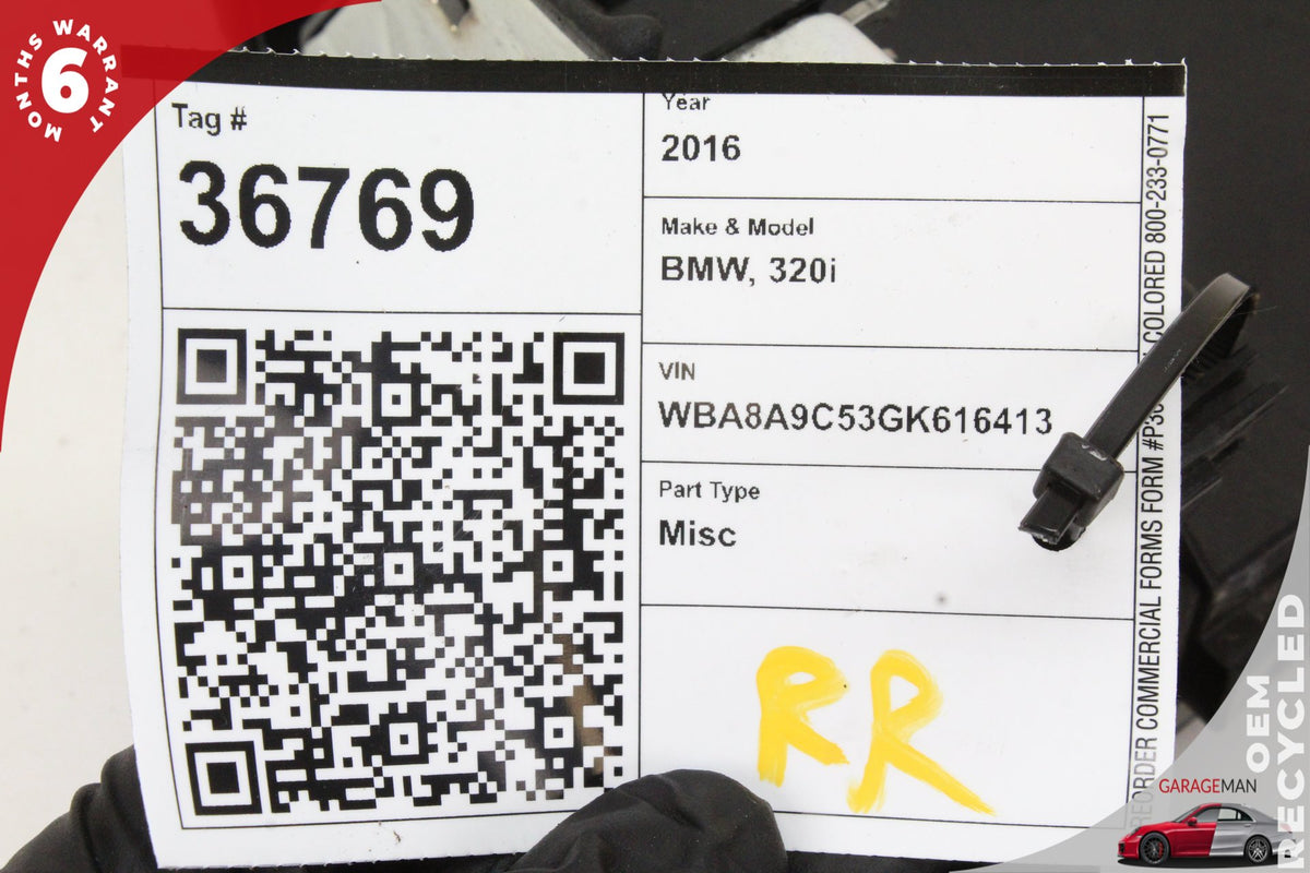 2012-2018 BMW 320i F30 Sedan Right Rear Door Lock Actuator 7229460