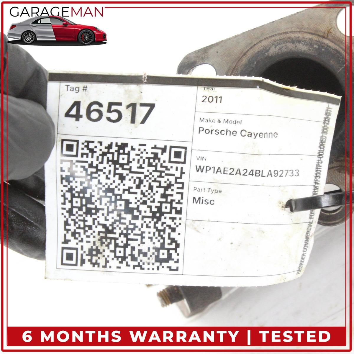 2011-2018 Porsche Cayenne 958 Panamera 970 Left Side Exhaust Manifold OEM