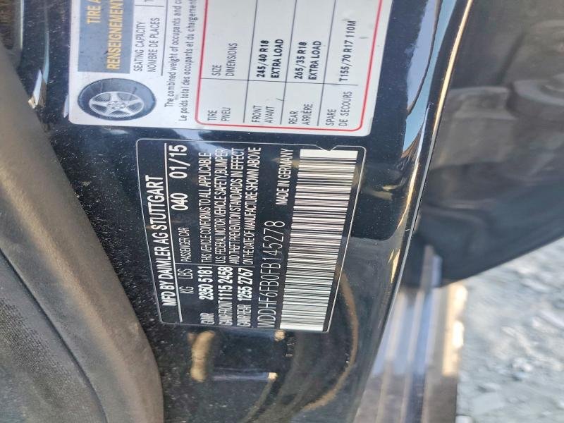Parting Out- 2015 Mercedes-Benz E400 W212- 248