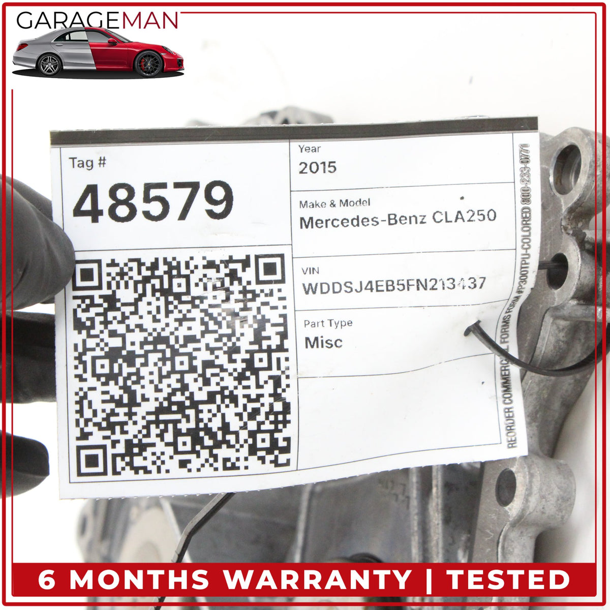 2014-2019 Mercedes W117 CLA250 Engine Rear Timing Valve Cover 2700150400 OEM