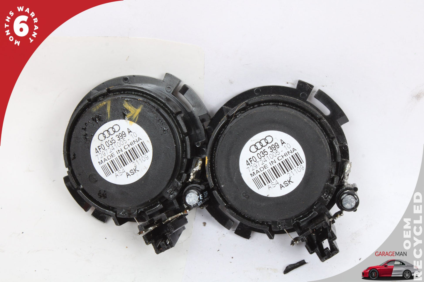 2009-2016 Audi A4 AWD Door Sound Audio Speakers Set of 7