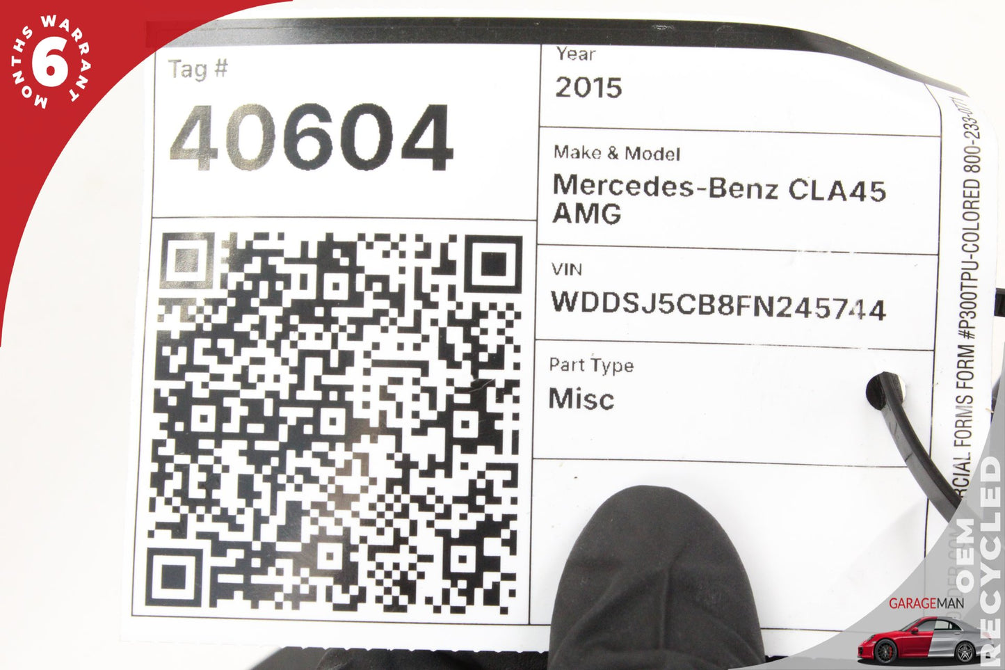 2014-2019 Mercedes W117 CLA45 AMG Floor Accelerator Gas Pedal 2463001604 OEM