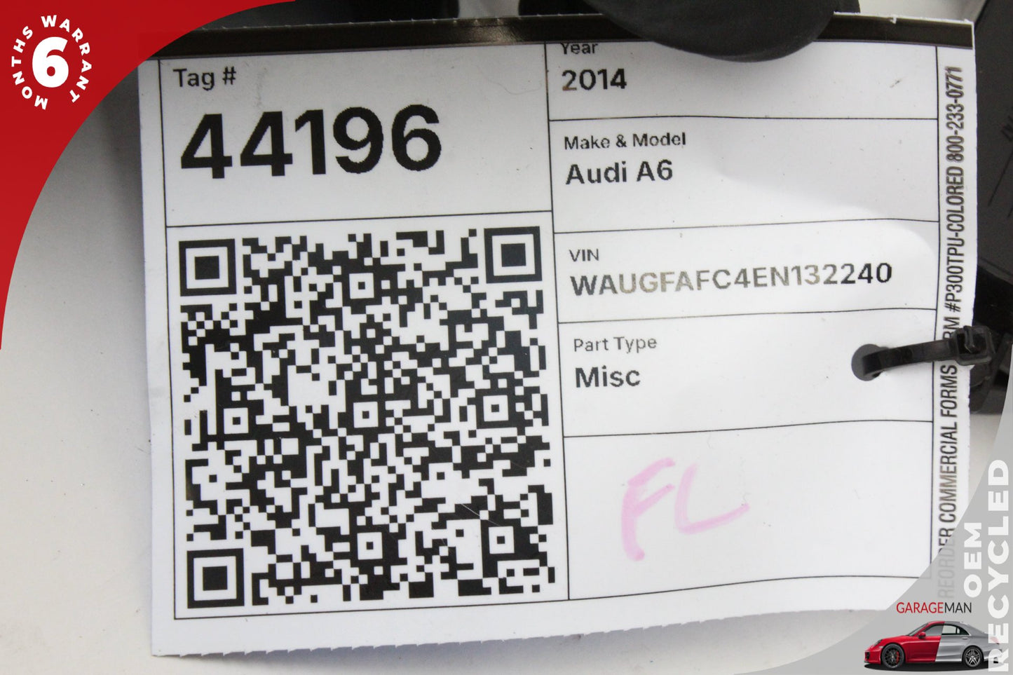 2008-2020 Audi A6 A7 Q3 Front Left Side Seat Adjustment Switch 8K0959747 OEM