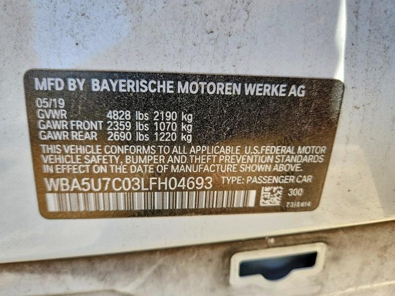 Parting Out- 2020 BMW M340i G20- 207 207