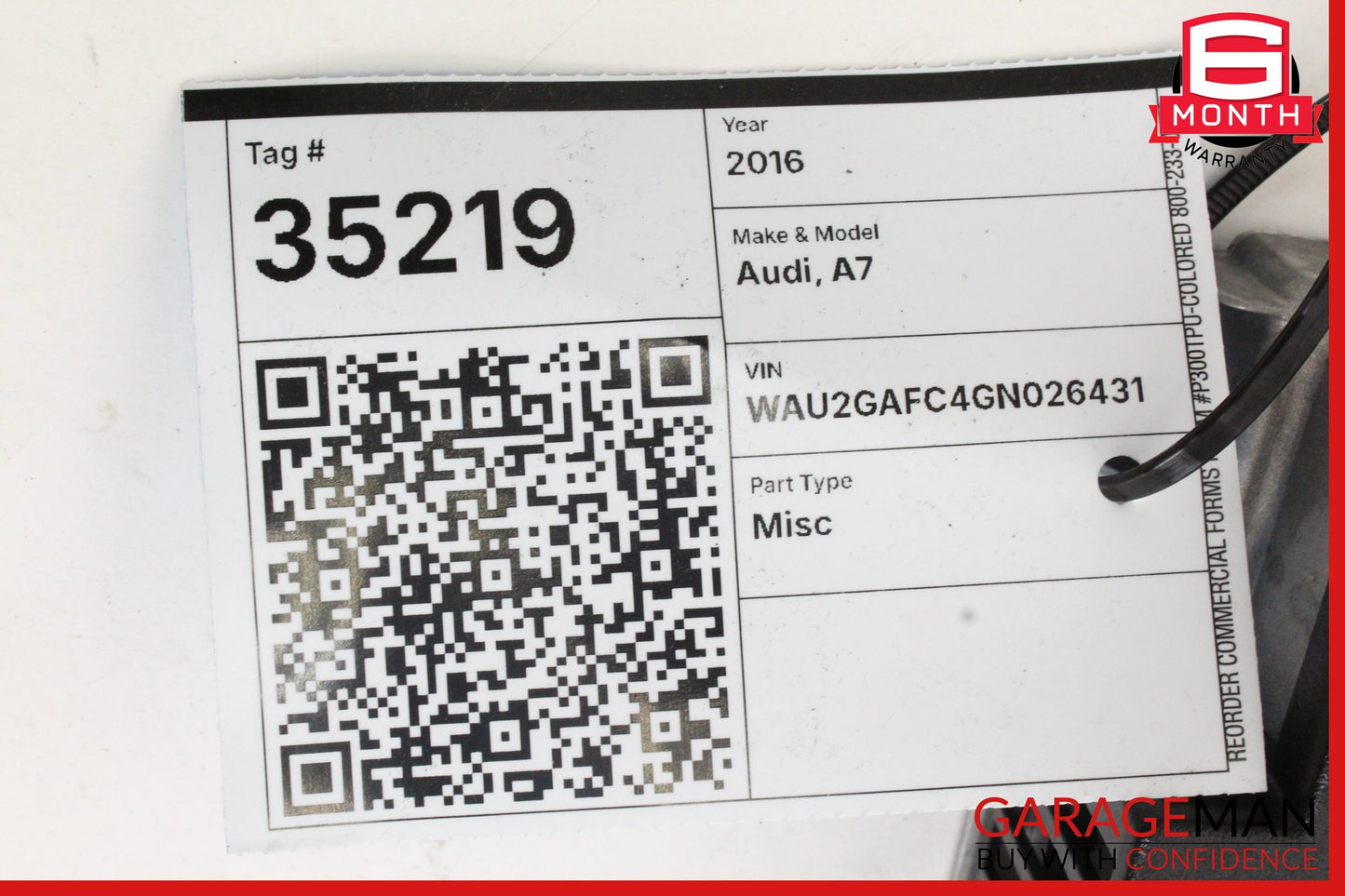 2016 Audi A7 Hatchback Audio Amplifier AMP Bose 4G5035223B Genuine