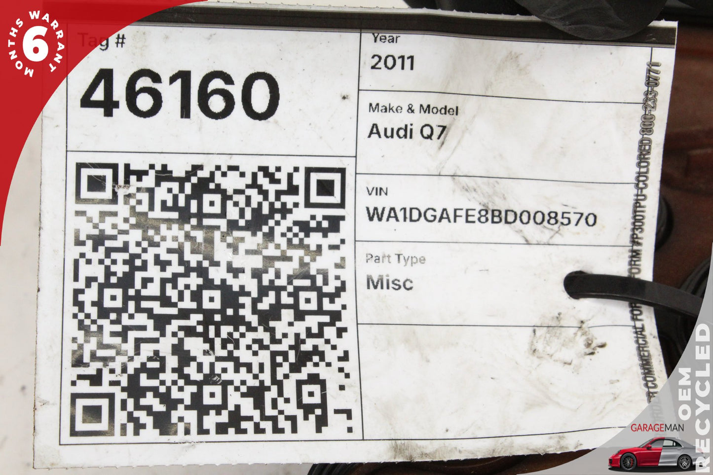 2009-2017 Audi Q7 A6 A7 Right Side Engine Cylinder Head Valve Cover 06E103472N