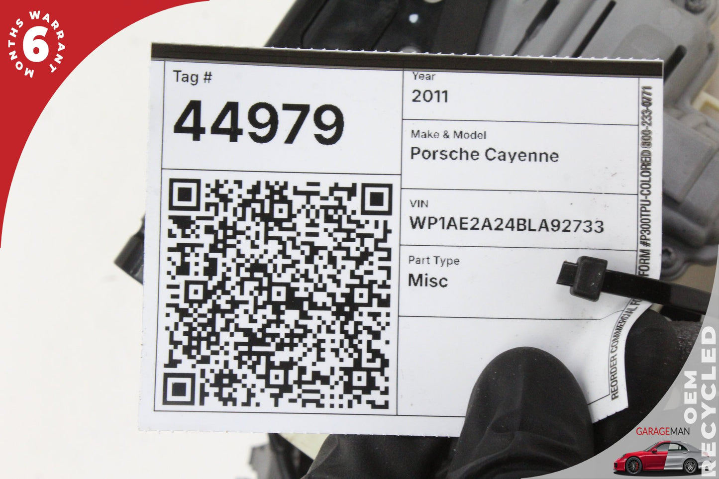 2011-2018 Porsche Cayenne 958 Front Left Side Door Lock Actuator 8J1837015B OEM