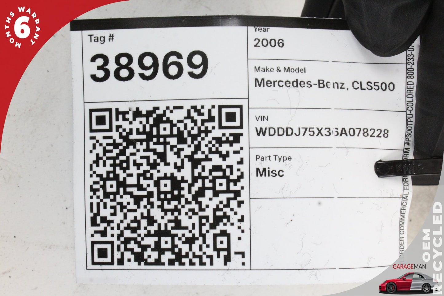 2006-2011 Mercedes W219 CLS500 Rear Door Keyless Go Control Module Unit OEM