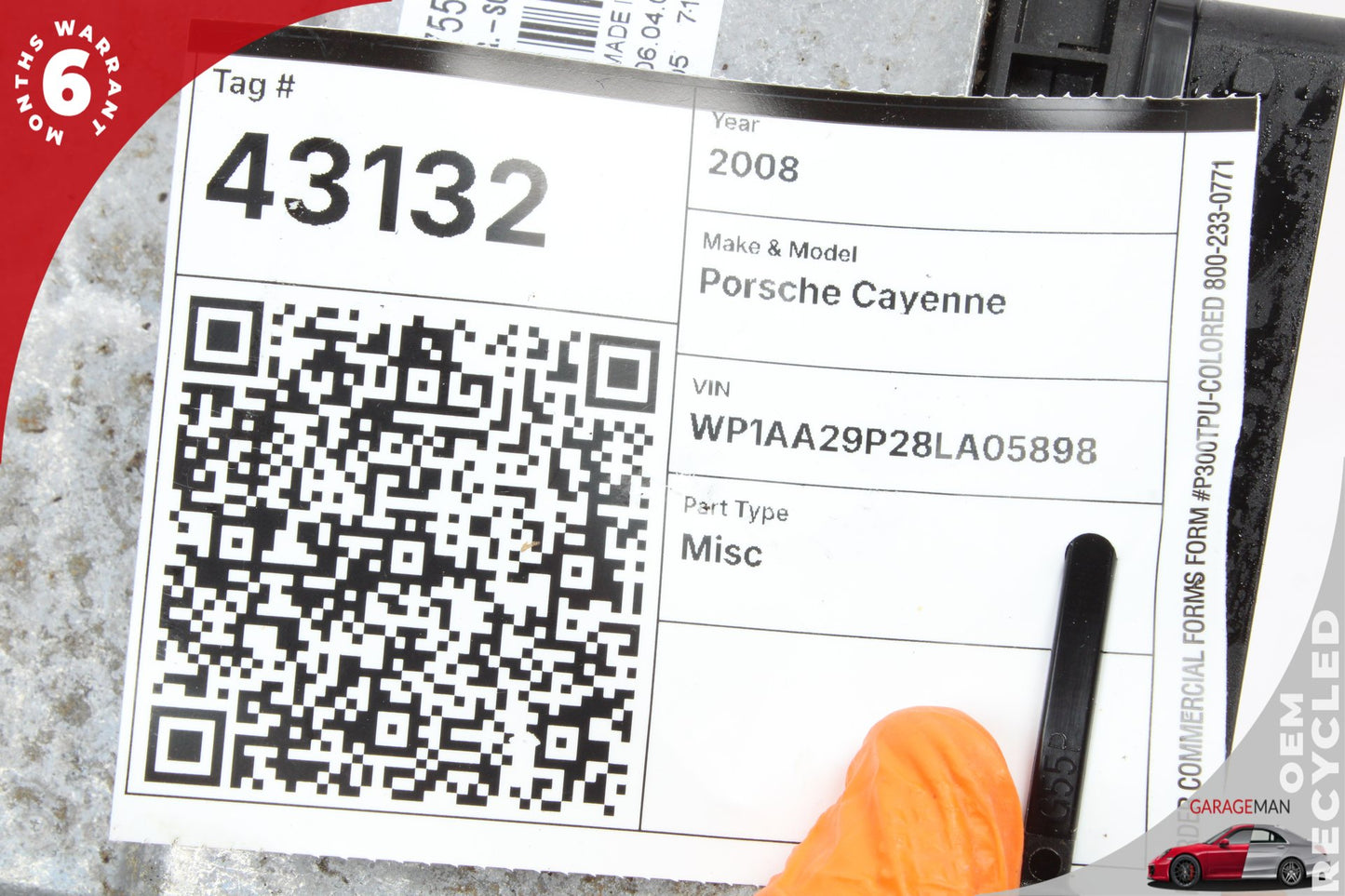 2008 Porsche Cayenne 9PA Transfer Case Control Module 0AD927755BK Genuine