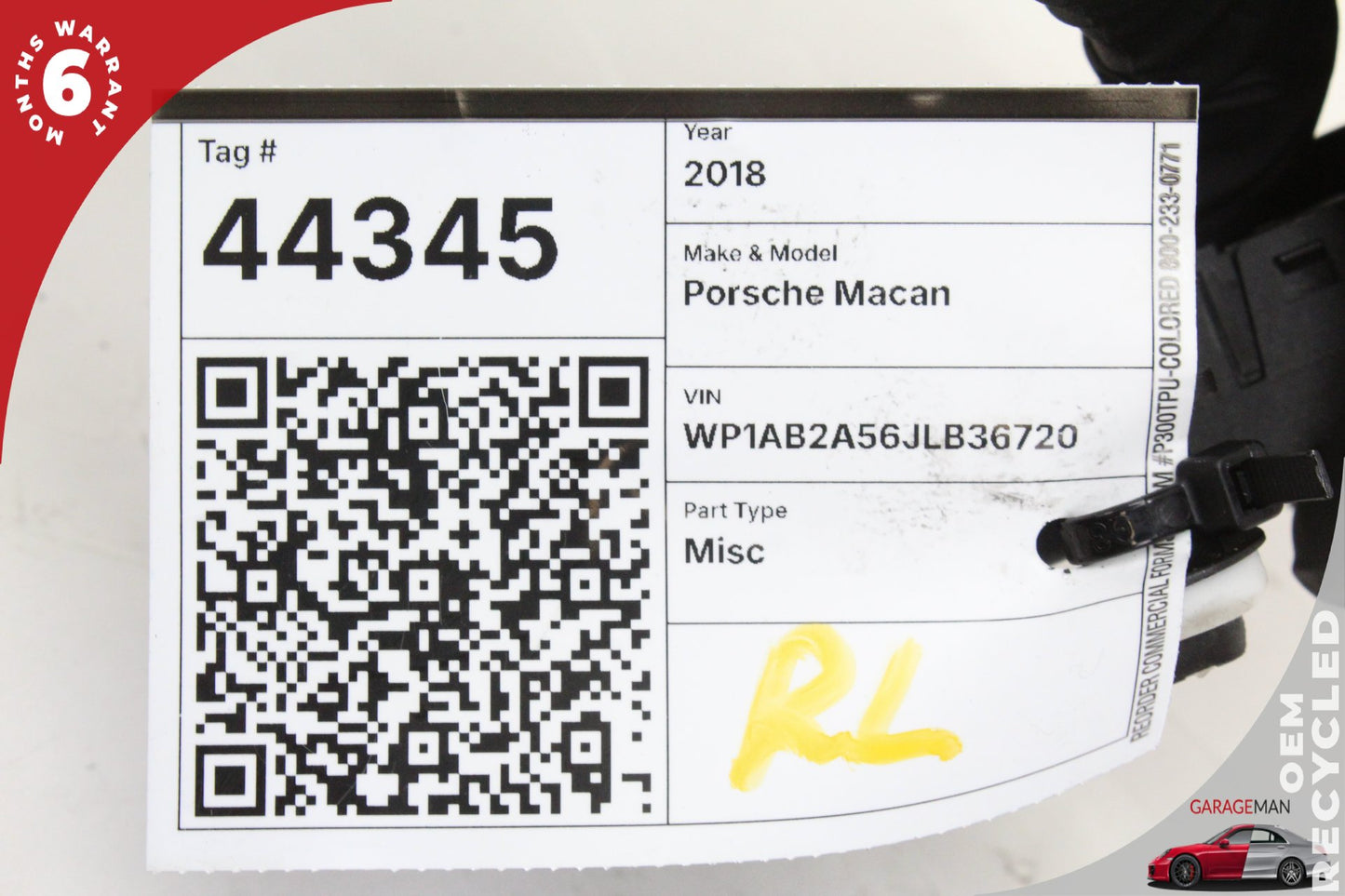 2015-2024 Porsche Macan 95B Rear Left or Right Side Door Control Module OEM