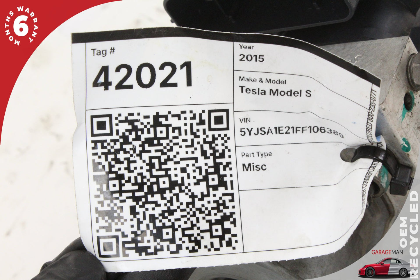 2012-2015 Tesla Model S 85D ABS Anti Lock Brake Pump Module 103779700C OEM