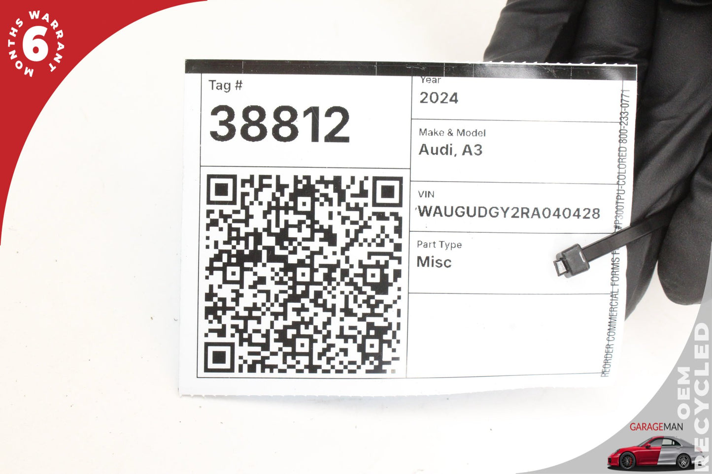 2022-2025 Audi A3 S3 Hood Bonnet Lock Latch Actuator 8Y0823509A OEM