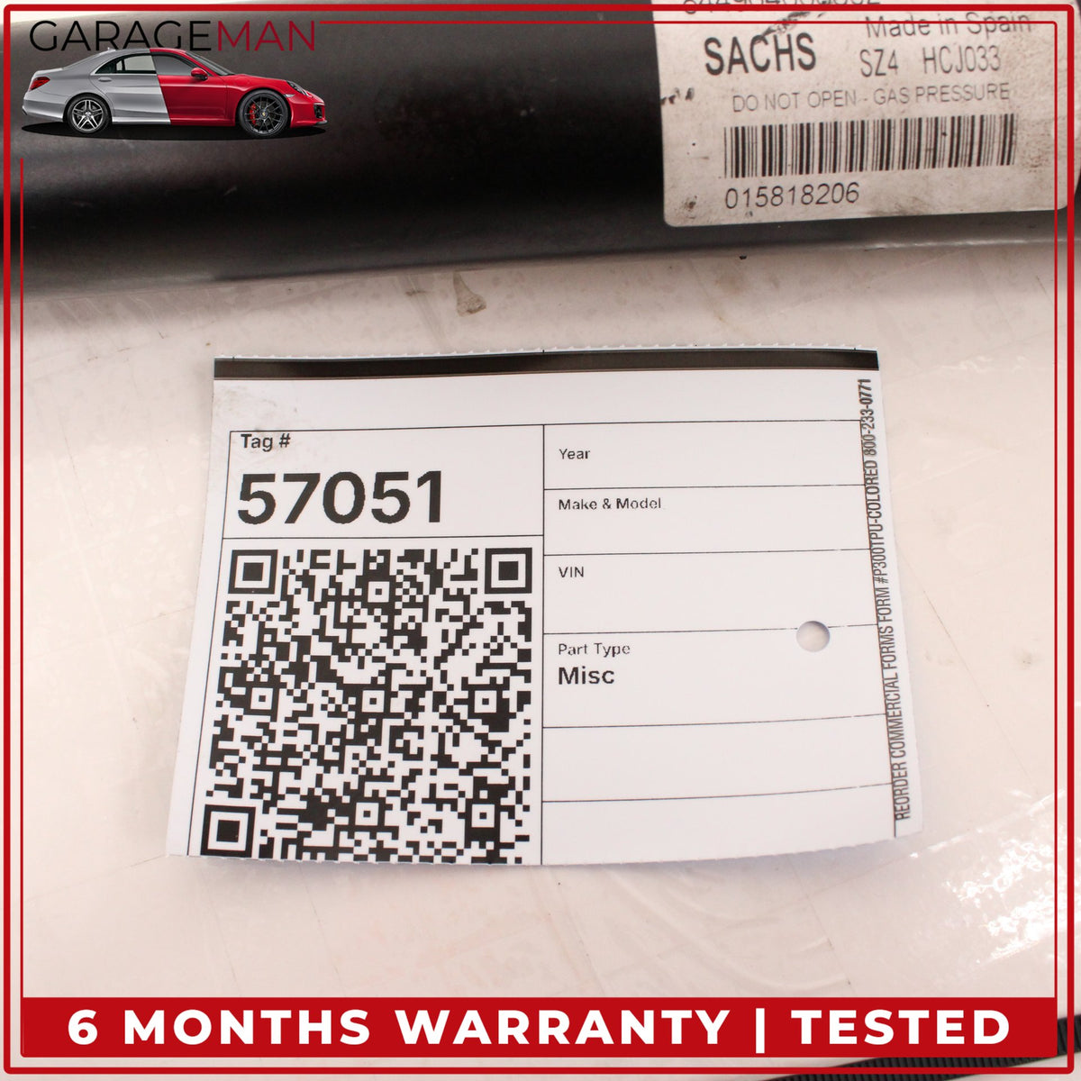 2015-2018 Porsche Macan 95B Rear Left or Right Side Shock Strut Absorber OEM