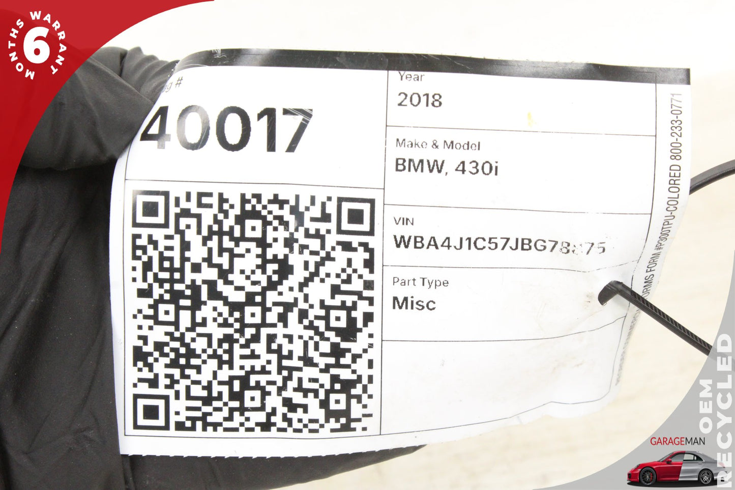 2017-2021 BMW 430i 230i Alternator Generator 14V 180A Denso 8645325 OEM