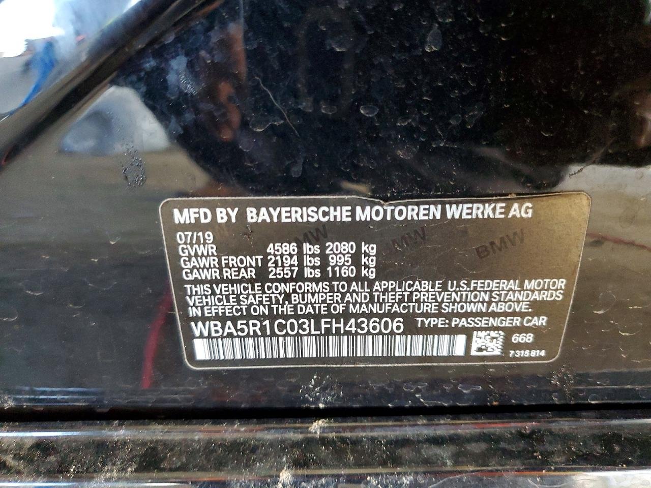 Parting Out- 2020 BMW 330i G20- 141
