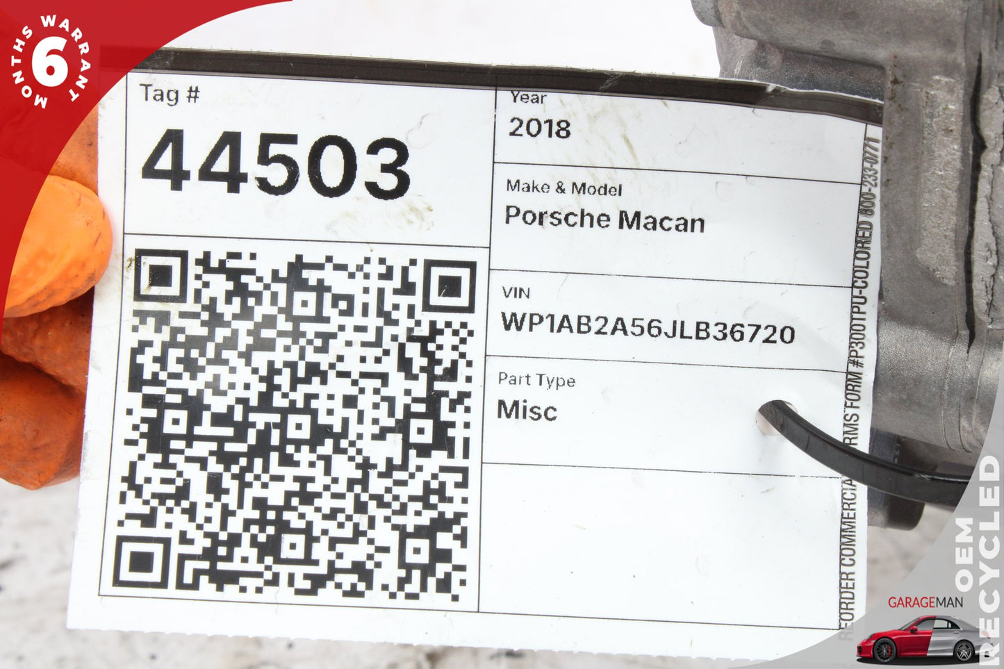 2015-2018 Porsche Macan 95B AWD Transfer Case w/ Control Module 95B927755C OEM