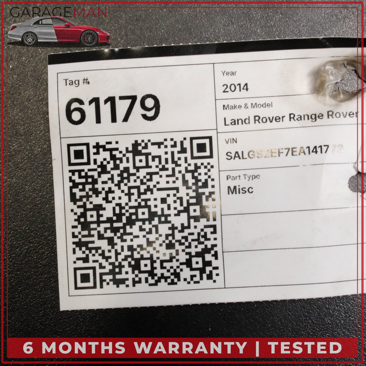2013-2022 Range Rover L405 L494 Front Engine Under Splash Shield Cover OEM