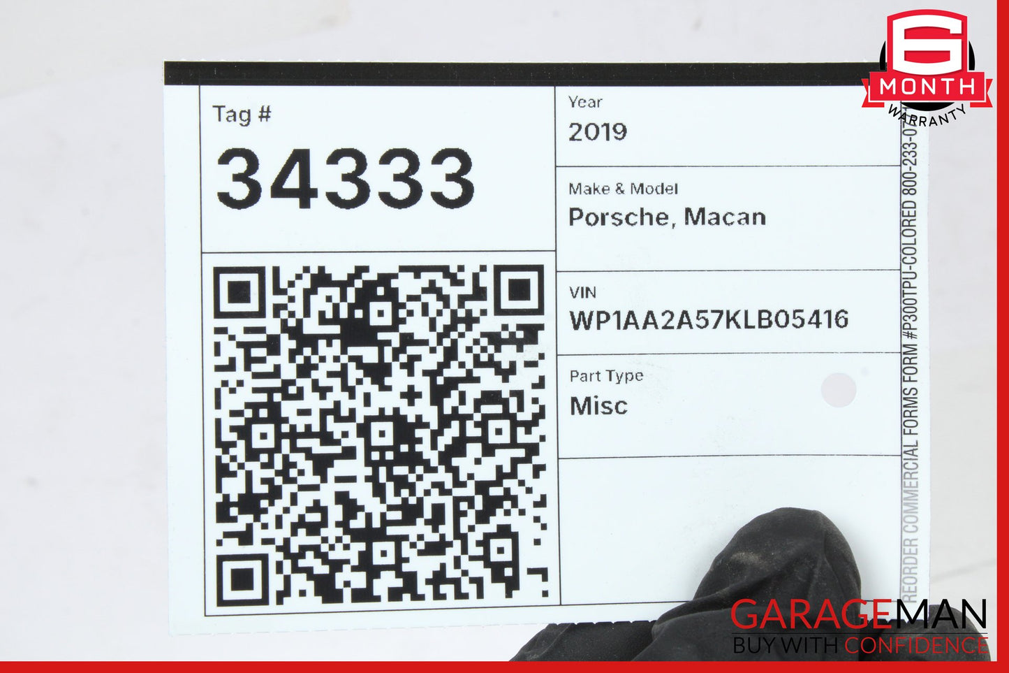 2015-2021 Porsche Macan 95B Rear Right Lane Assist Blind Spot Radar Sensor OEM