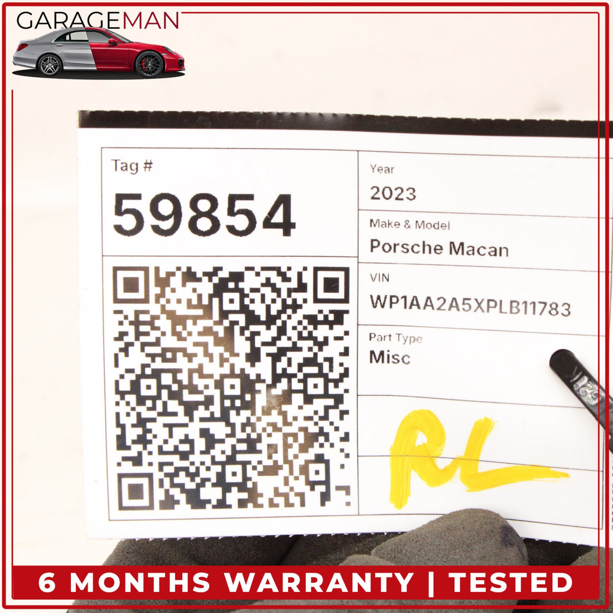 2022-2026 Porsche Macan 95B Rear Left Lane Assist Blind Spot Radar Sensor OEM