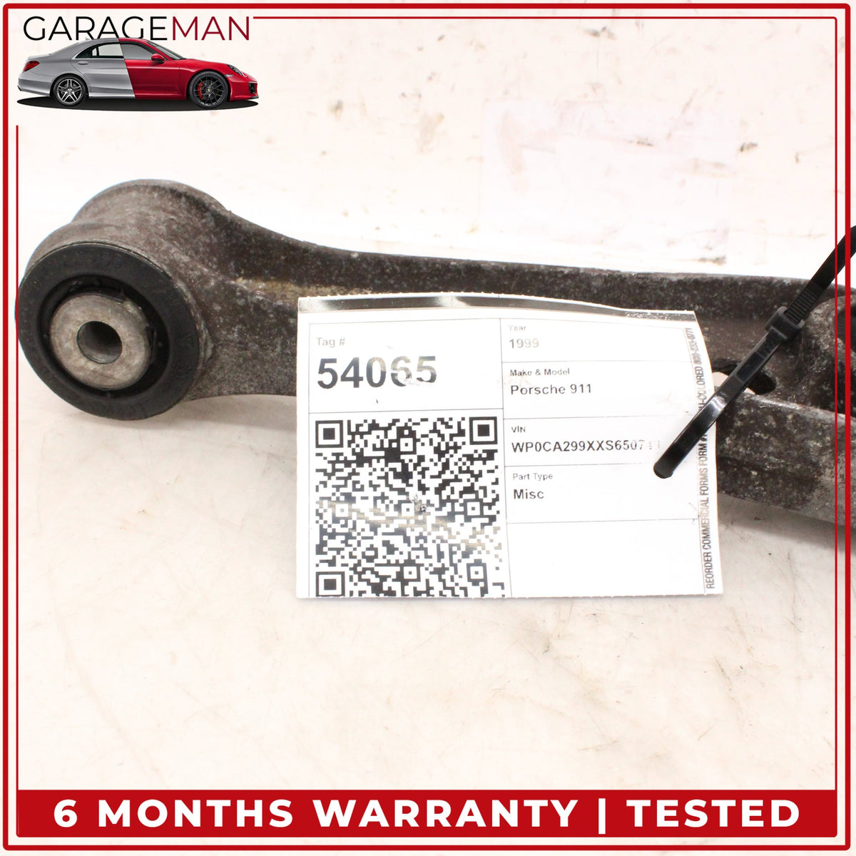 1997-2005 Porsche 911 996 Front or Rear Left or Right Side Lower Control Arm OEM