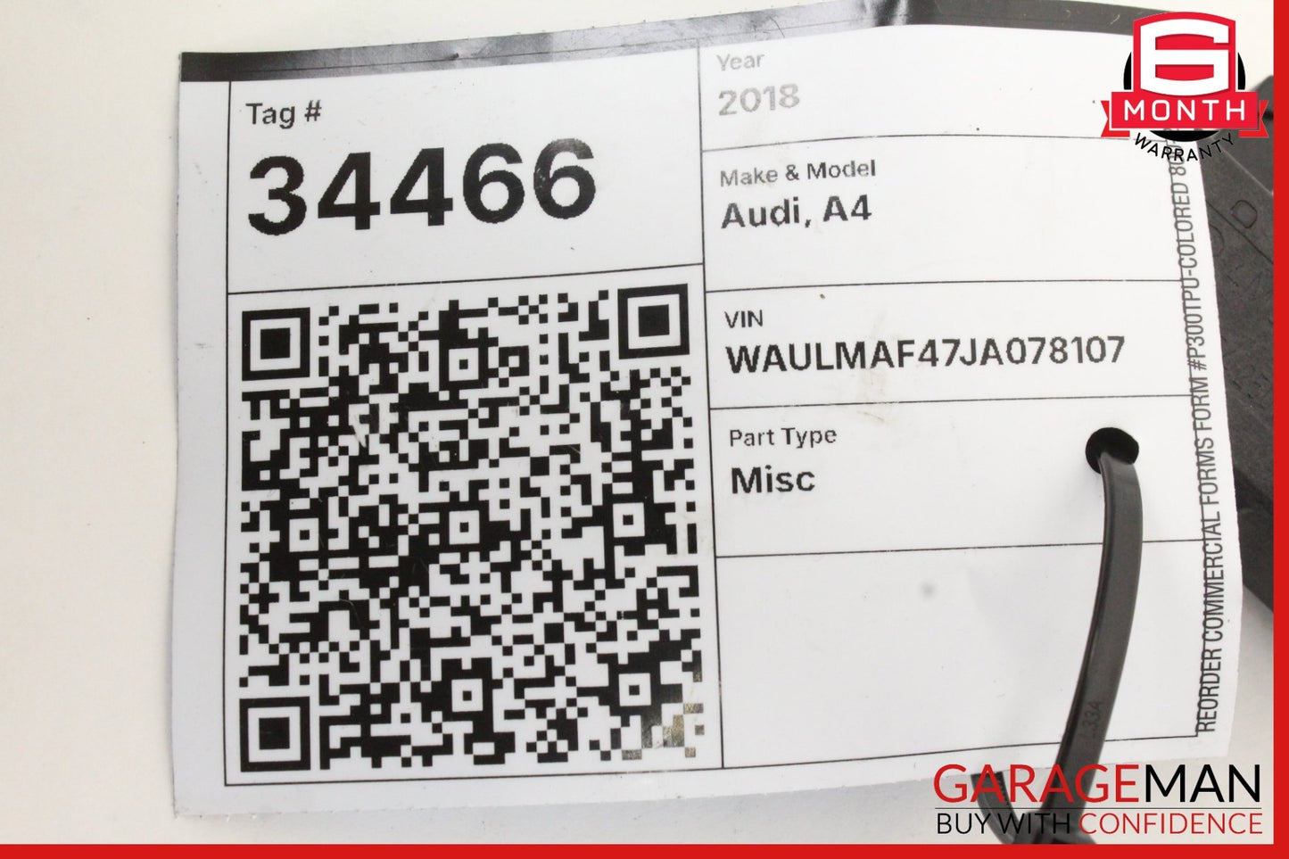 2017-2024 Audi A4 Sedan Antenna Keyless Entry 4M0907247 Genuine
