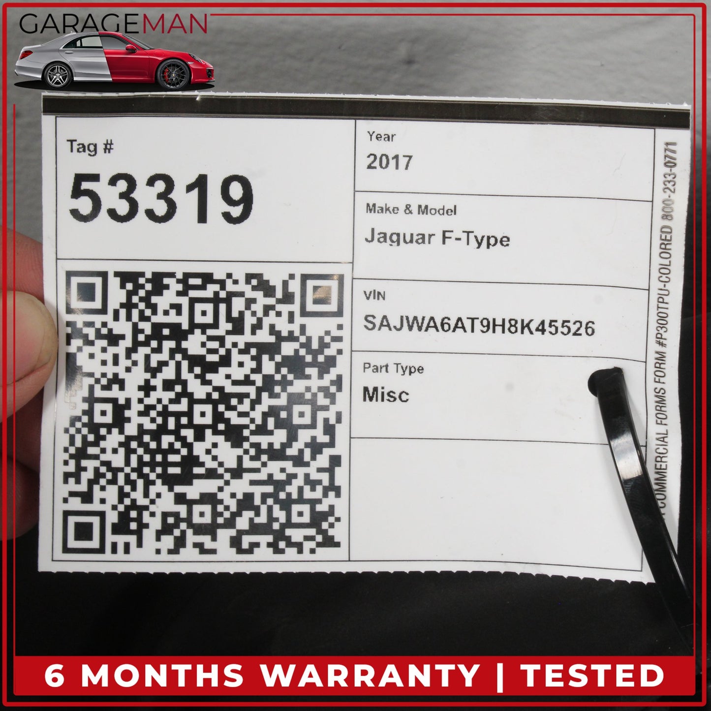 2014-2024 Jaguar F-Type X152 Coupe Front Right Side Door Shell EX5320124AL OEM