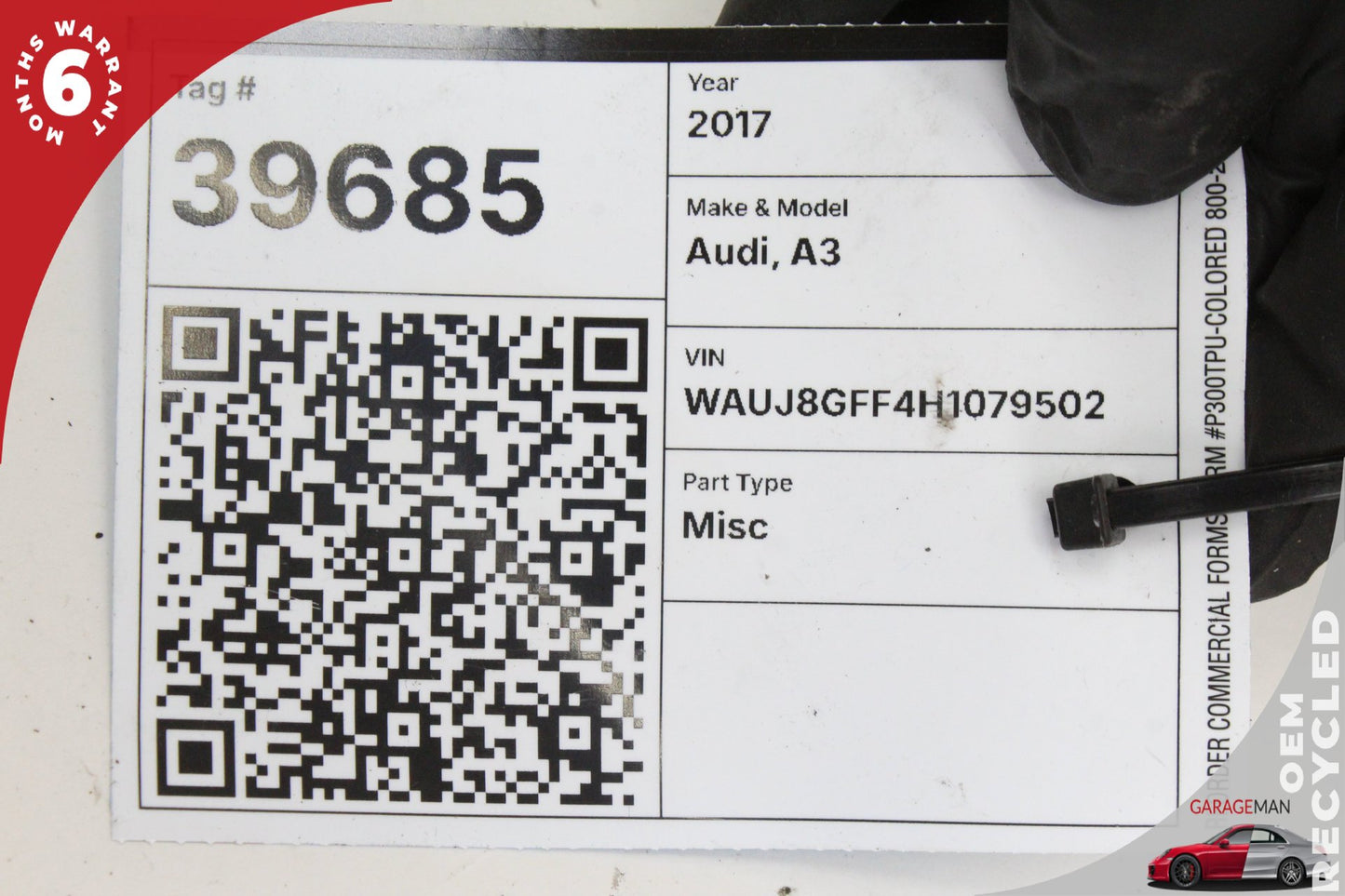 2012-2020 Audi A3 A6 Front Right Side Seat Occupant Detection Module 5C6959339B