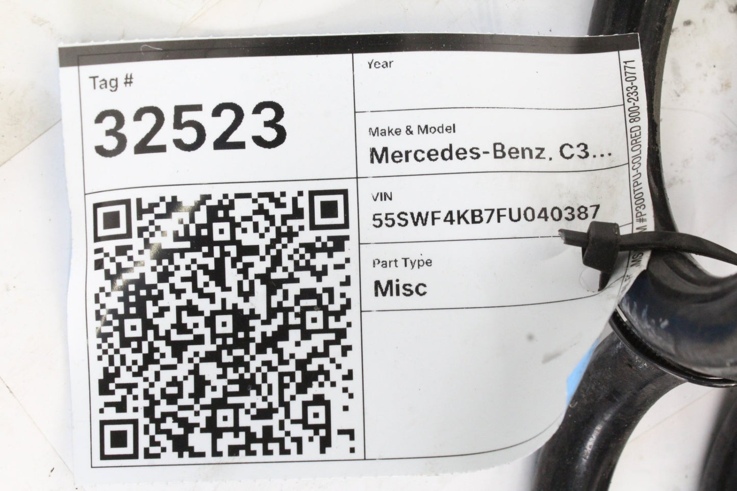 2015-2020 Mercedes-Benz C300 CDI C-Class W205 Sedan Rear Coil Spring 2053280337