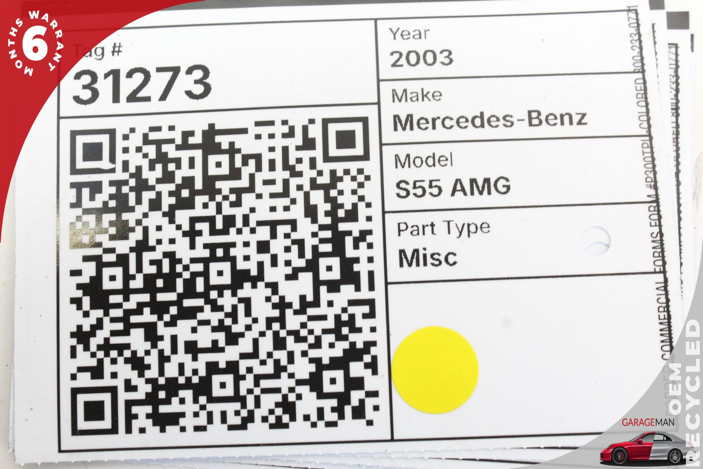 2003-2006 Mercedes W220 S55 AMG Front Right Seat Control Module 2208203285 OEM