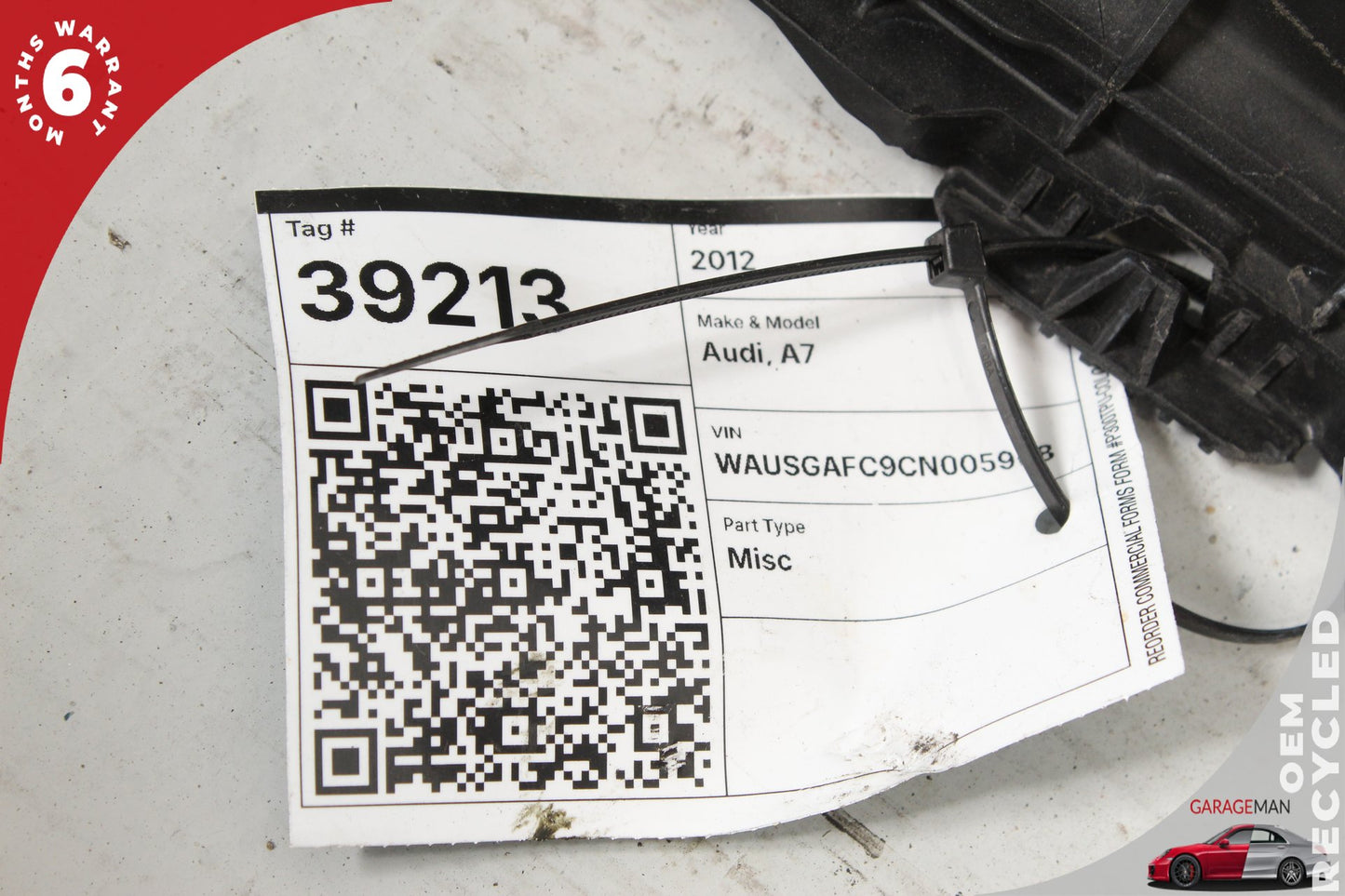 2012-2018 Audi A7 A6 Engine Radiator Cooling Fan Motor Assembly 4H0121003N OEM