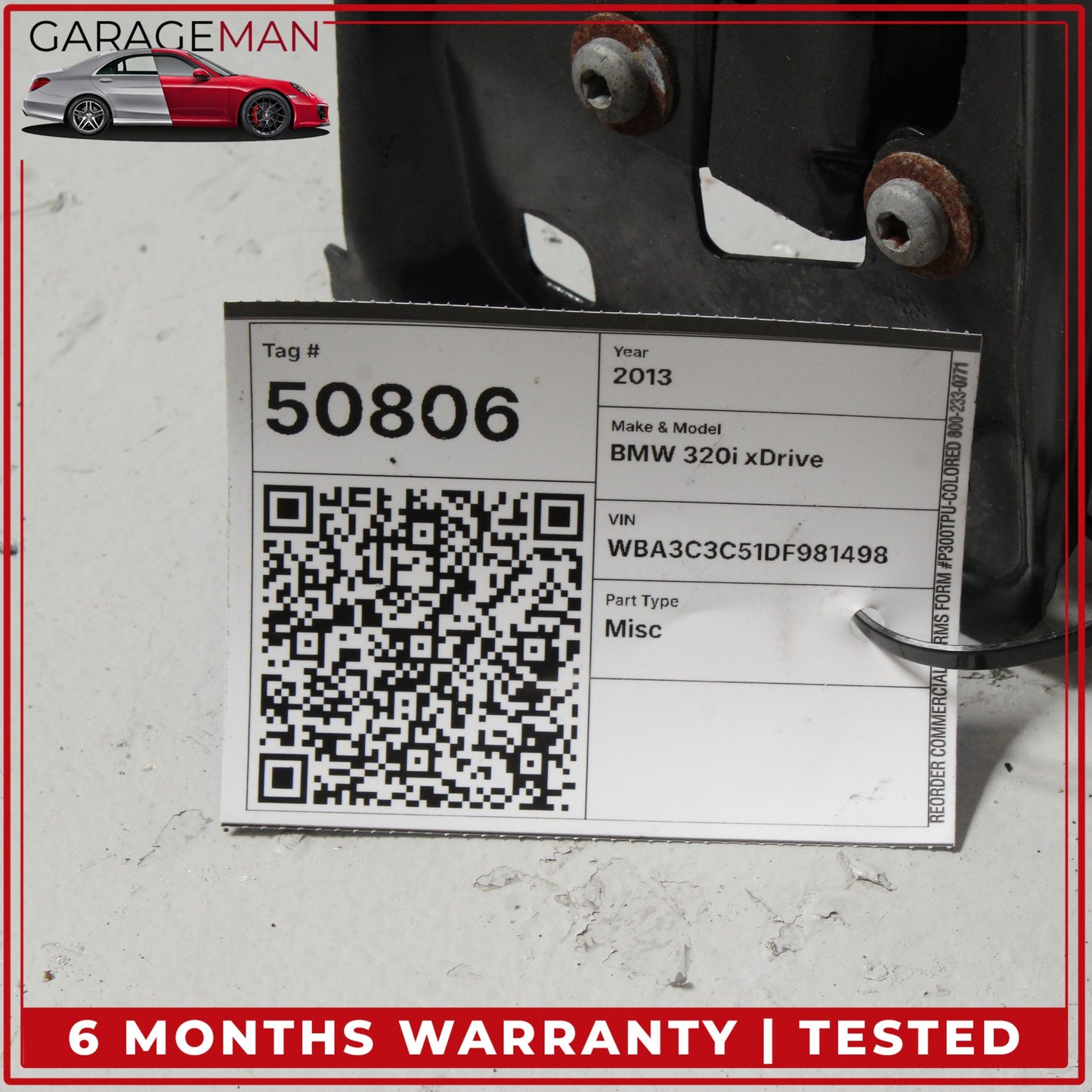 2012-2018 BMW 320i xDrive Front Radiator Support Reinforcement Bar w/ Radiators Assembly OEM