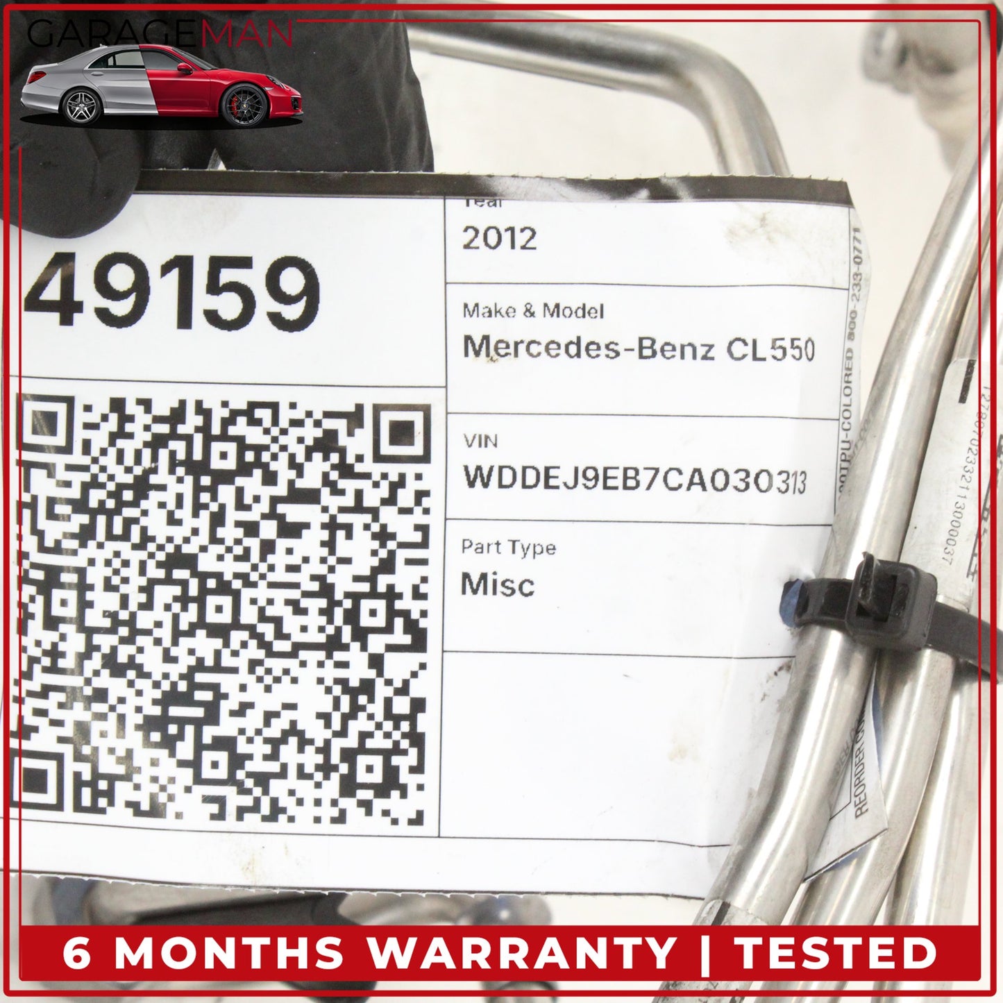 2011-2020 Mercedes W216 CL550 High Pressure Fuel Pump Line Set 2780780847 OEM