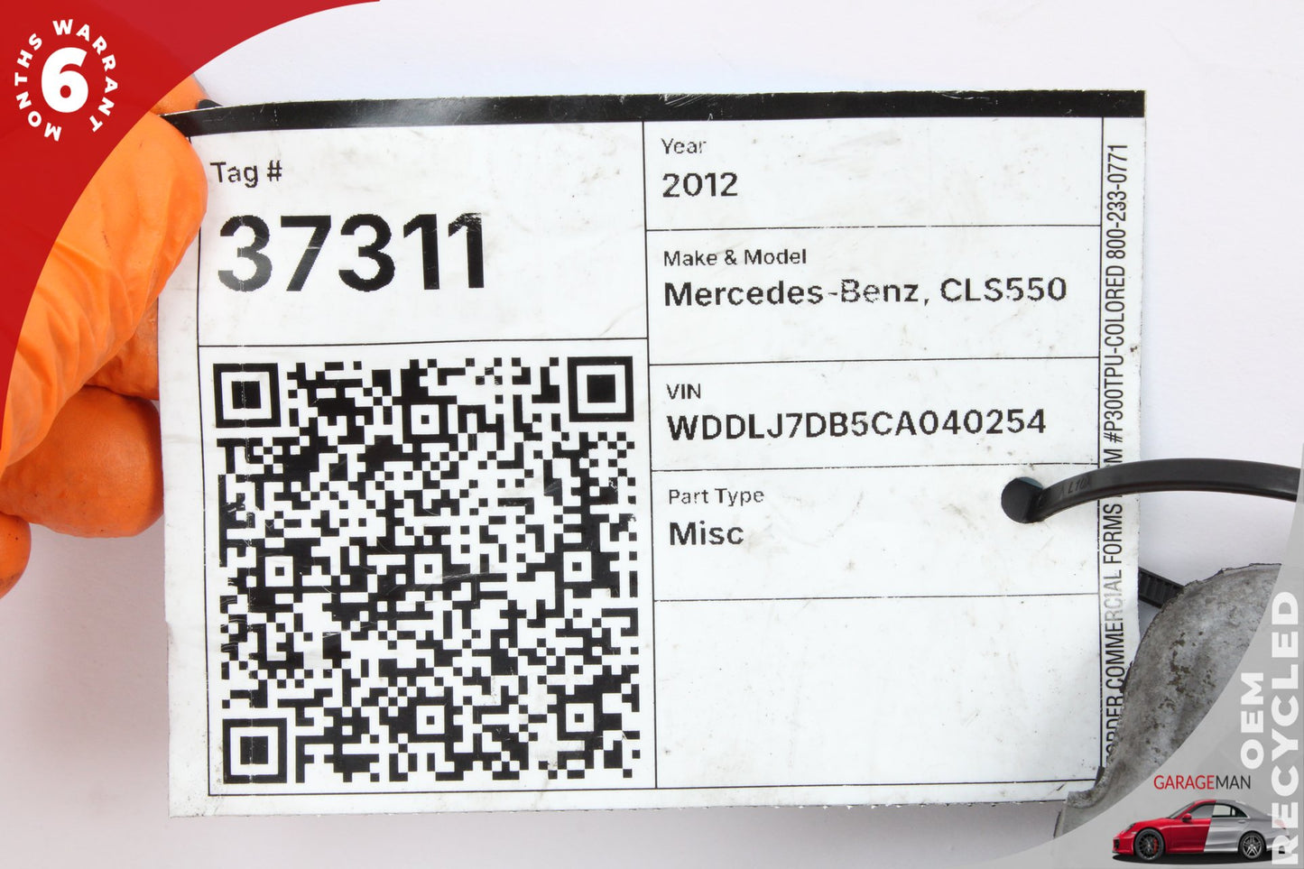 2011-2020 Mercedes W218 CLS550 Left Side Cylinder Head Cover 2780161105 OEM