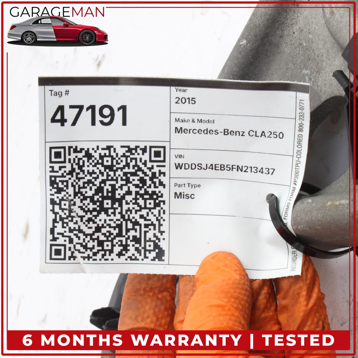 2014-2019 Mercedes W117 CLA250 Front Left Side Lower Control Arm 2465462980 OEM