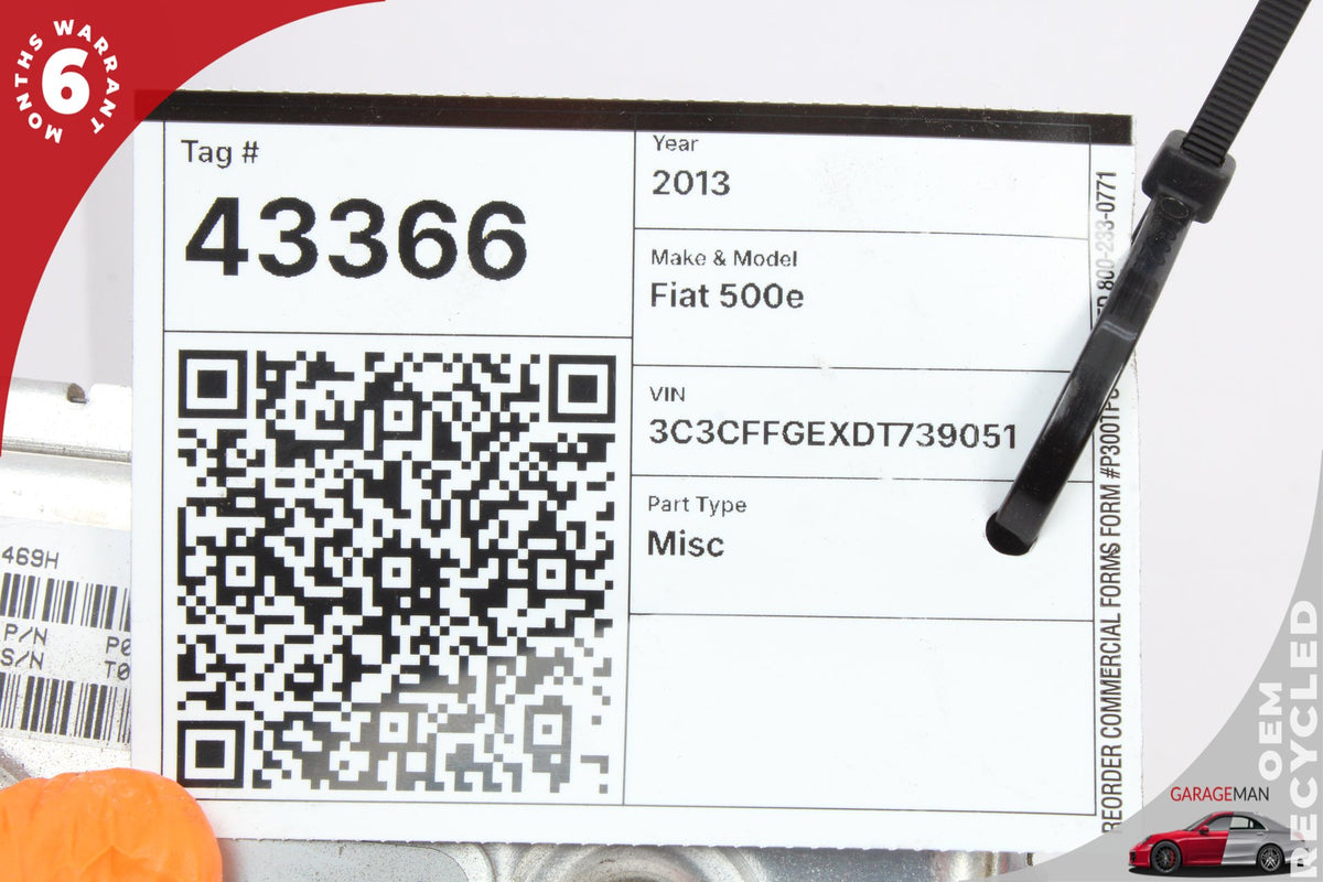 2013 Fiat 500e Hatchback Engine Control Module 05192356AE