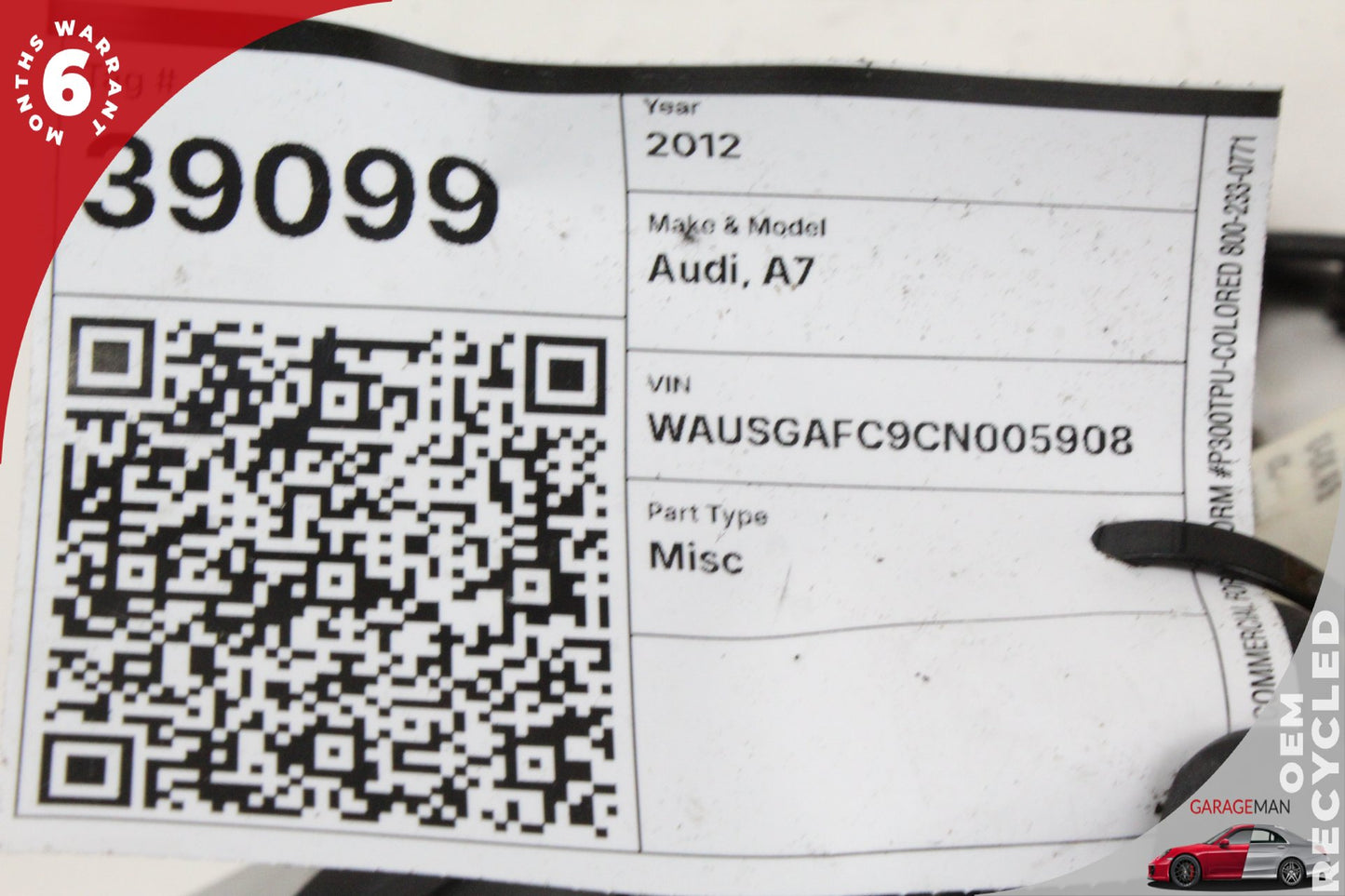 2012-2018 Audi A7 Front Left Driver Side Door Lock Actuator 4G1837015A OEM