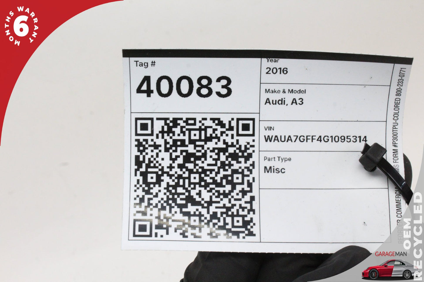 2015-2020 Audi A3 S3 Keyless Key Less Entry Smart Remote Key Fob 8V0837220A OEM