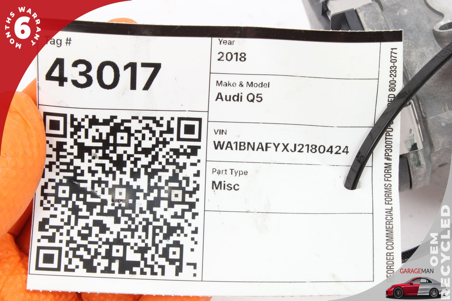 2018-2024 Audi SQ5R S5 S5 A5 Engine Throttle Valve Body 06M133062H OEM
