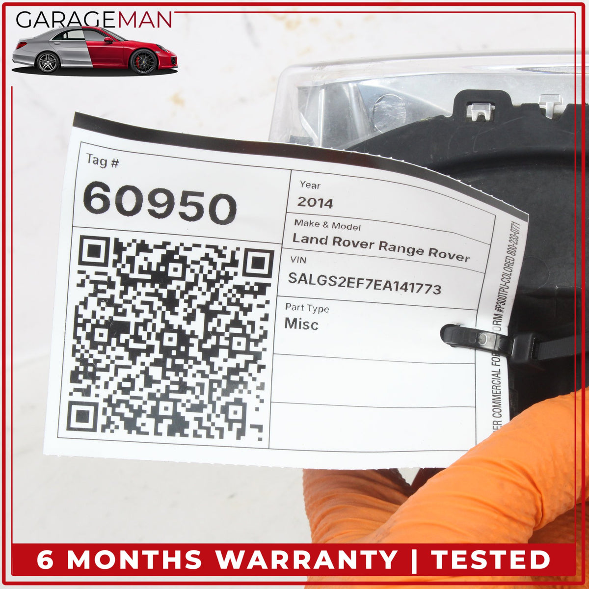 2013-2017 Land Rover Range Rover L405 Front Right Side Fog Light CK5215200AB OEM
