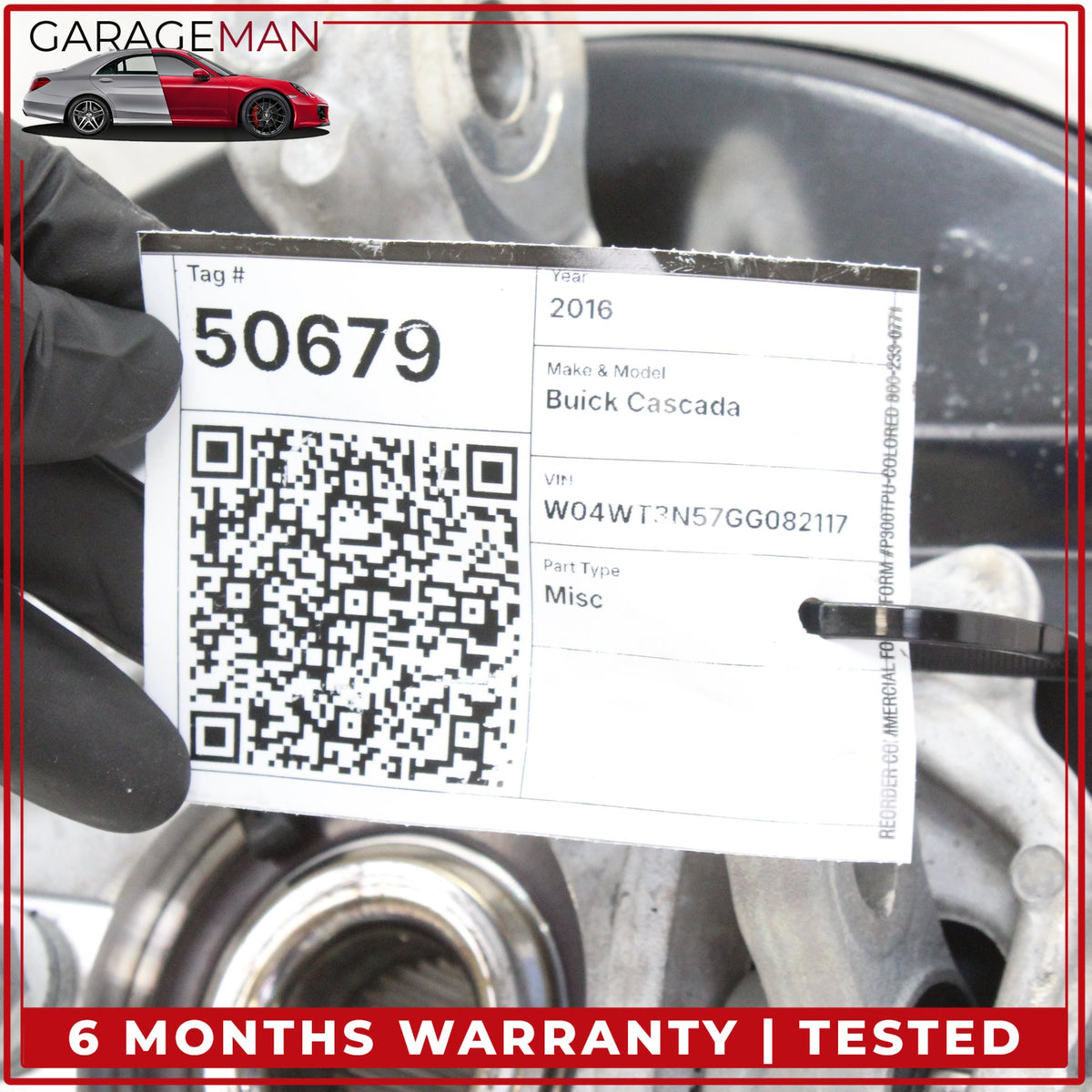 2016-2019 Buick Cascada Front Right Spindle Knuckle Wheel Hub 13394838 OEM