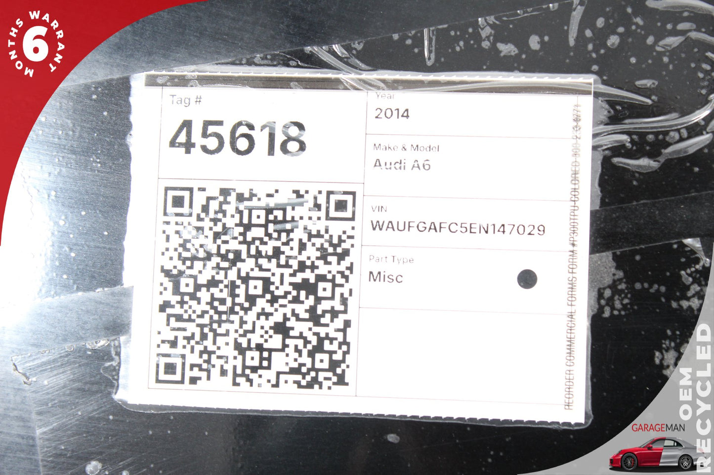 2012-2018 Audi A6 S6 Panoramic Sun Roof Sunroof Window Glass 4G5877071 OEM