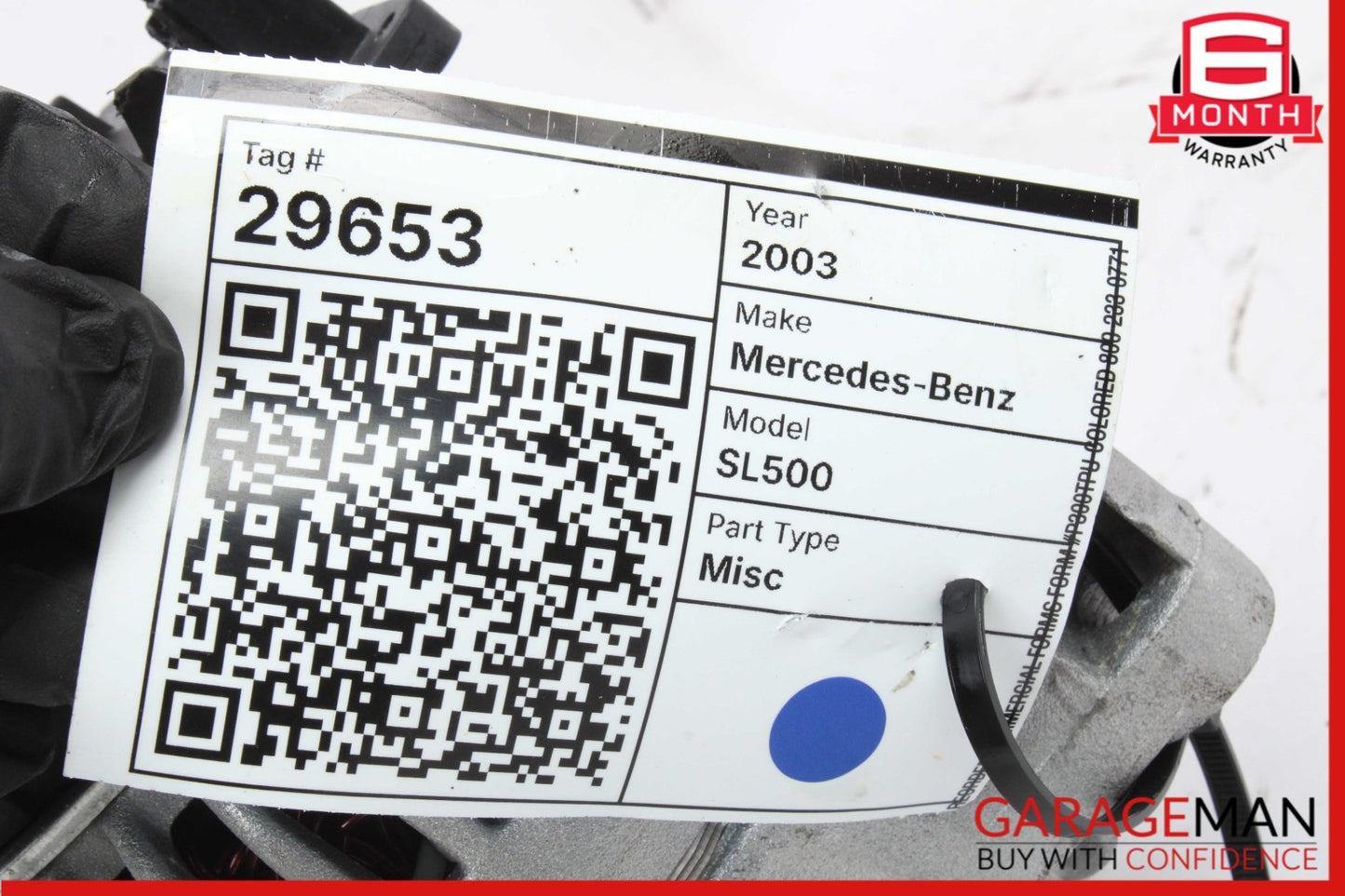 2003-2006 Mercedes-Benz SL500 R230 Convertible Alternator Generator 0121541302