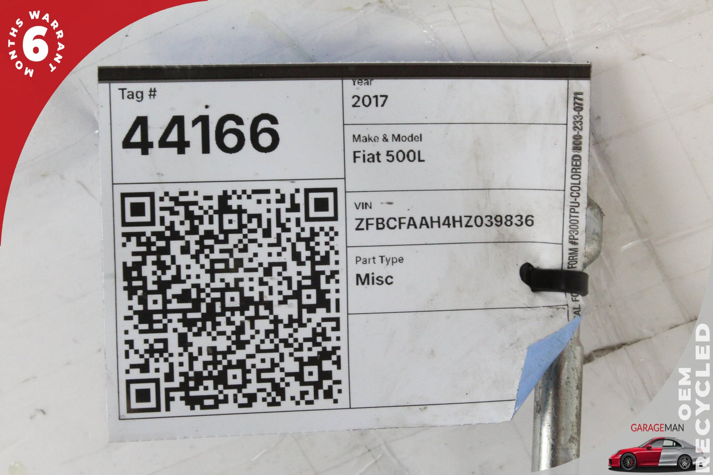 2014-2017 Fiat 500L Power Brake Booster Master Cylinder w/ Reservoir OEM