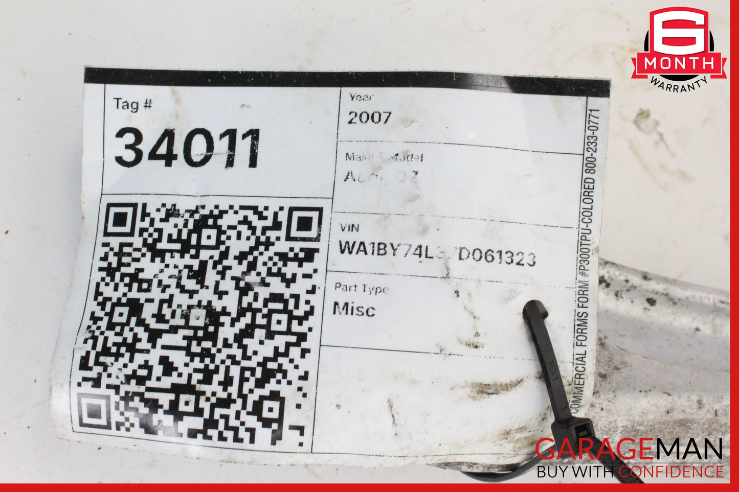 2007-2015 Audi Q7 Rear Right or Left Side Upper Rearward Control Arm OEM