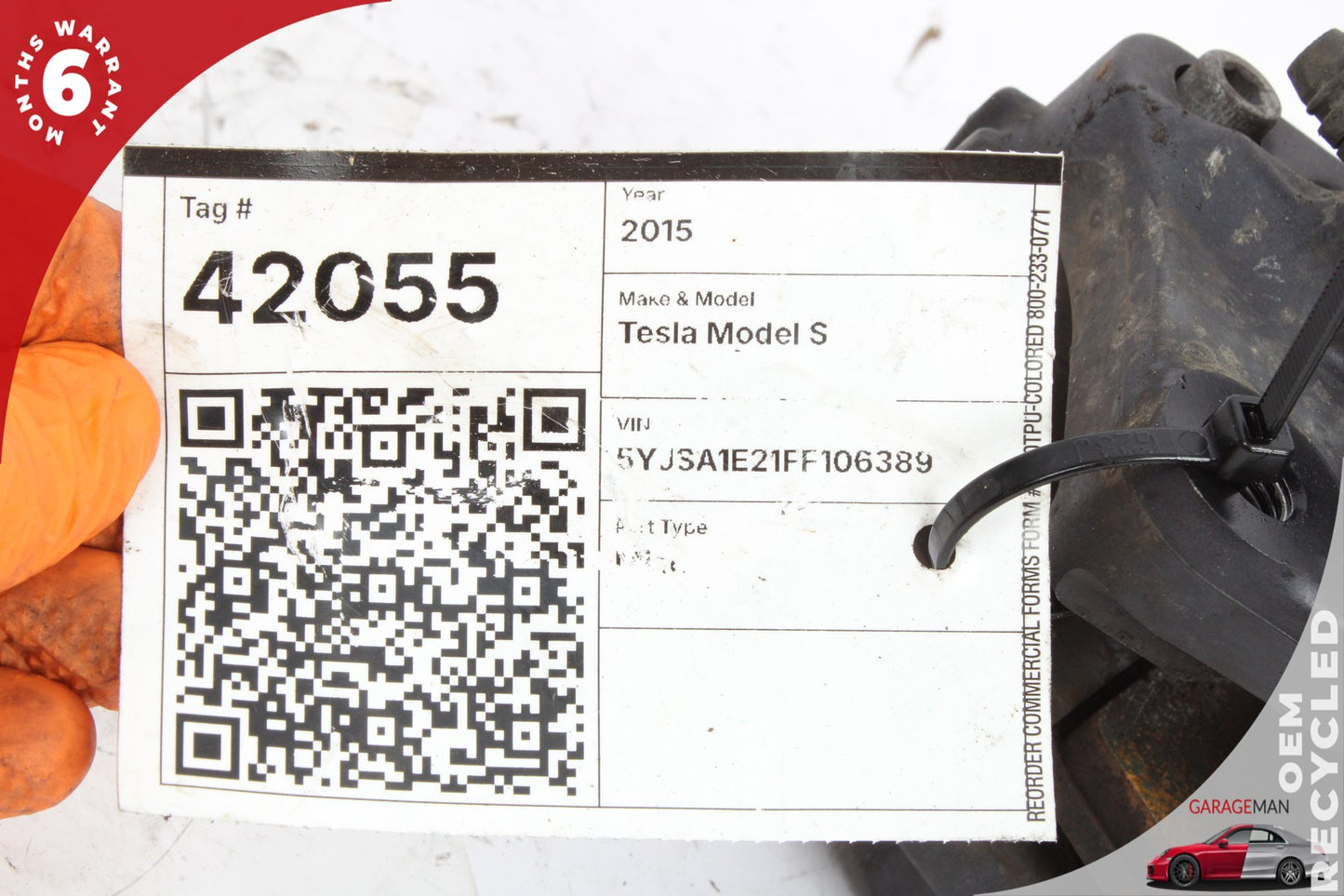 2012-2021 Tesla Model S Front Left and Right Side Brake Caliper Set Brembo OEM