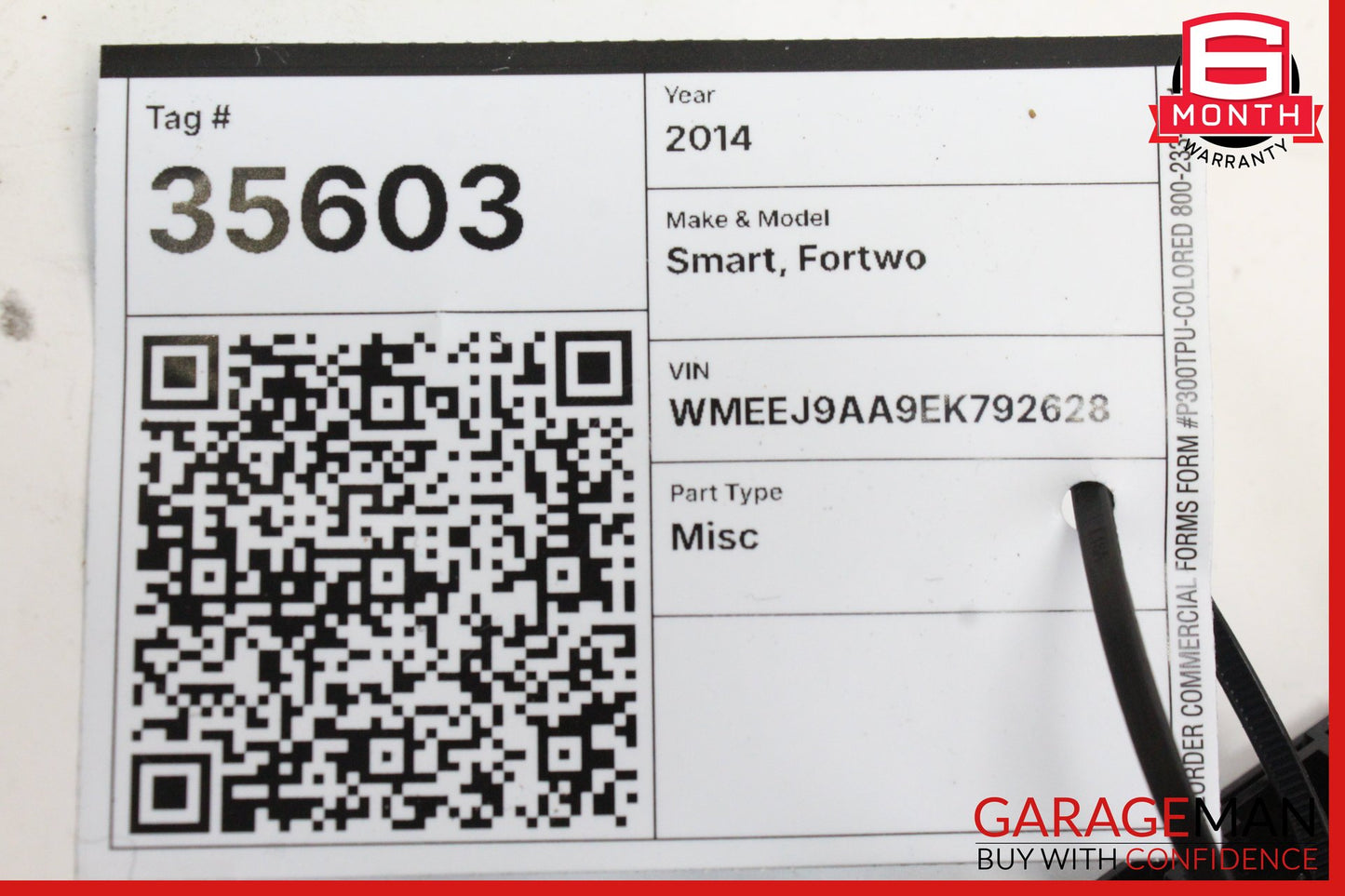 2008-2015 Smart Fortwo 451 Front Dash Hazard Control Switch Panel 4518207810 OEM