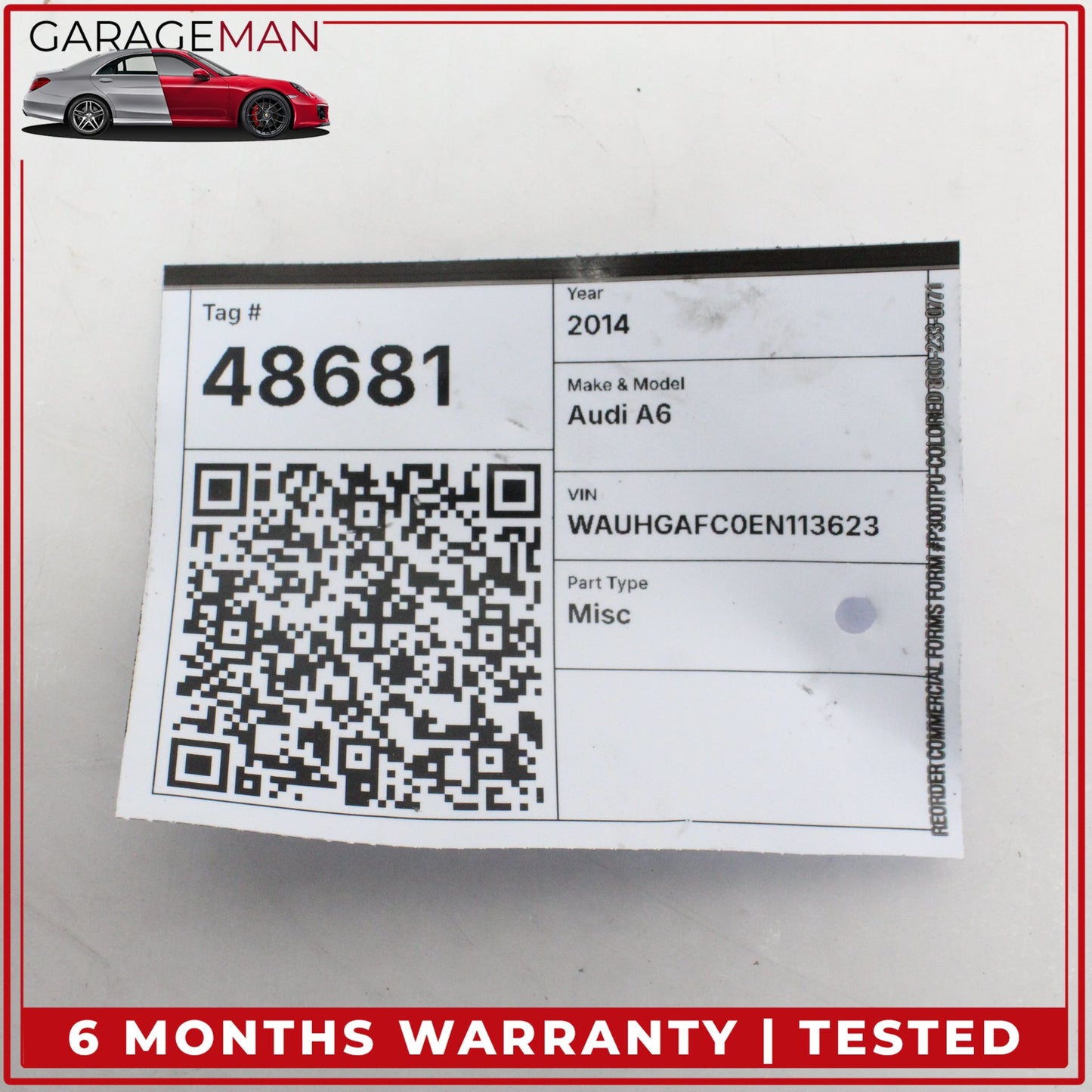 2012-2018 Audi A6 Rear Left and Right Lane Assist Blind Spot Radar Sensor OEM