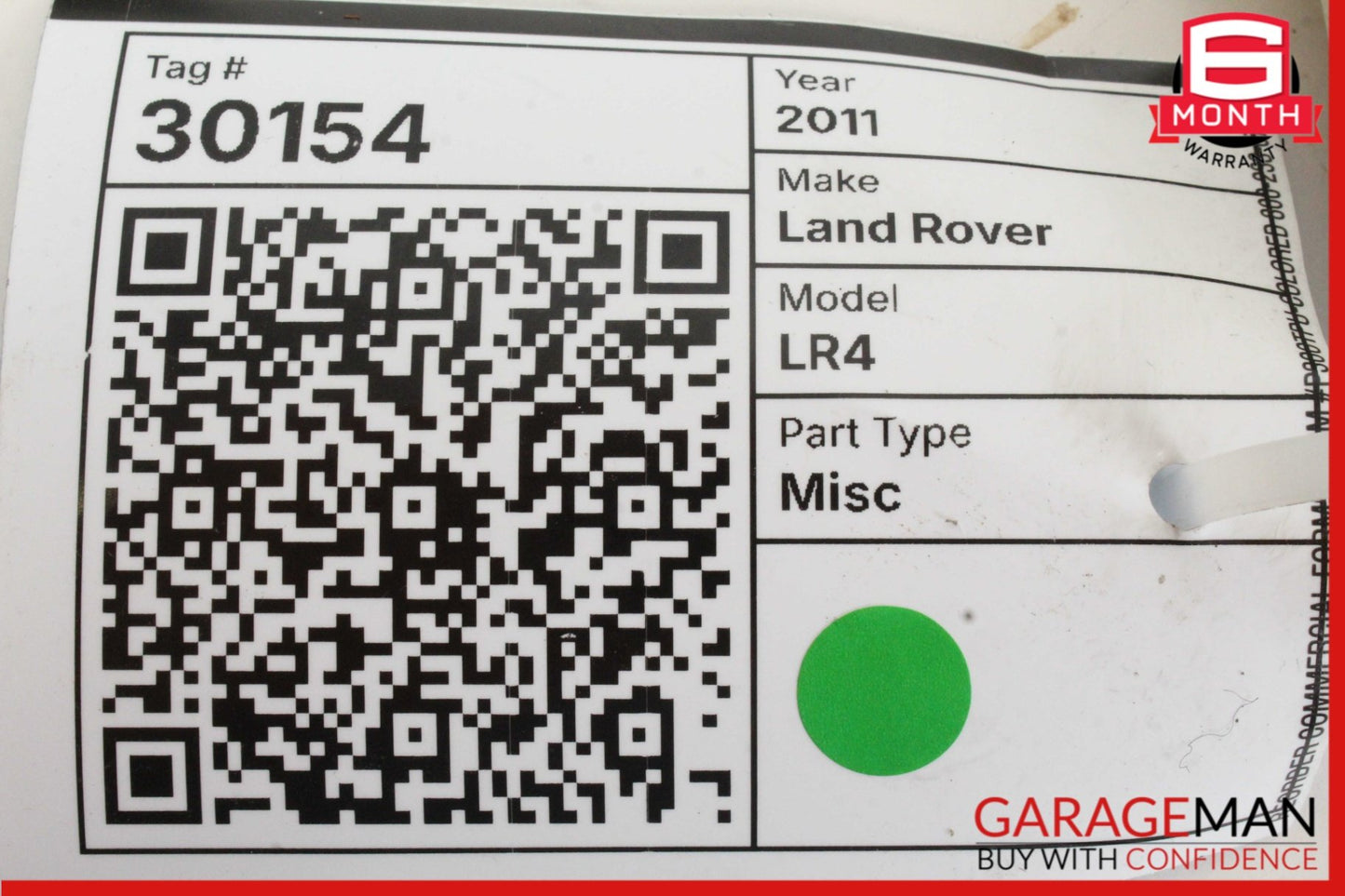 2010-2016 Land Rover LR4 Rear Left Window Regulator Motor AH2214B555AA