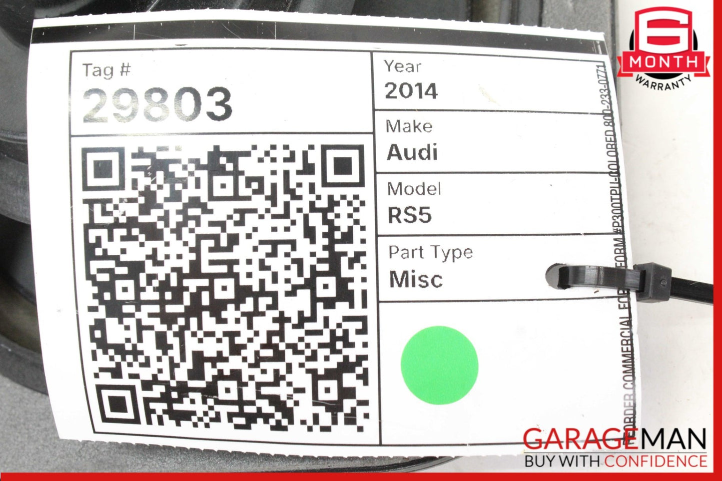 2009-2016 Audi RS5 8T Convertible Rear Left Right Door Speaker 8T0035411A